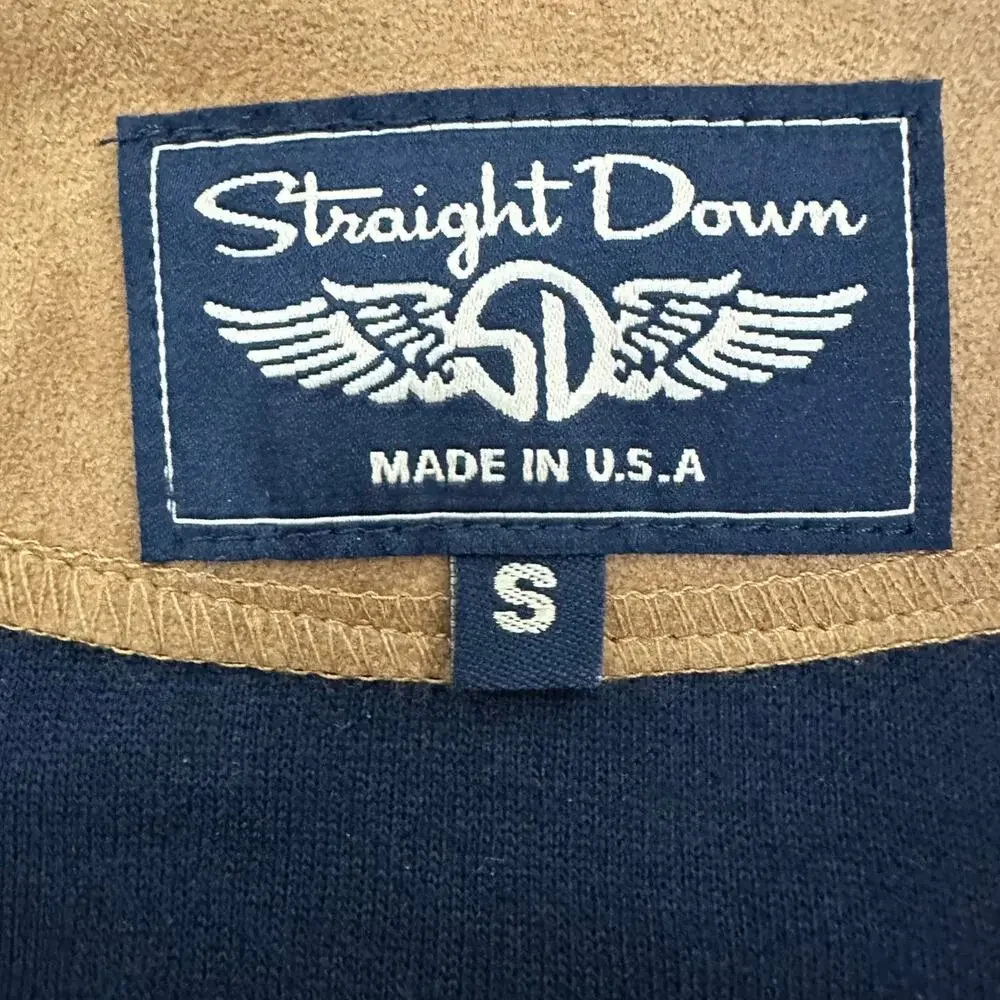 Straight Down Women's Navy Blue Pull Over Sweater Top Size Small
